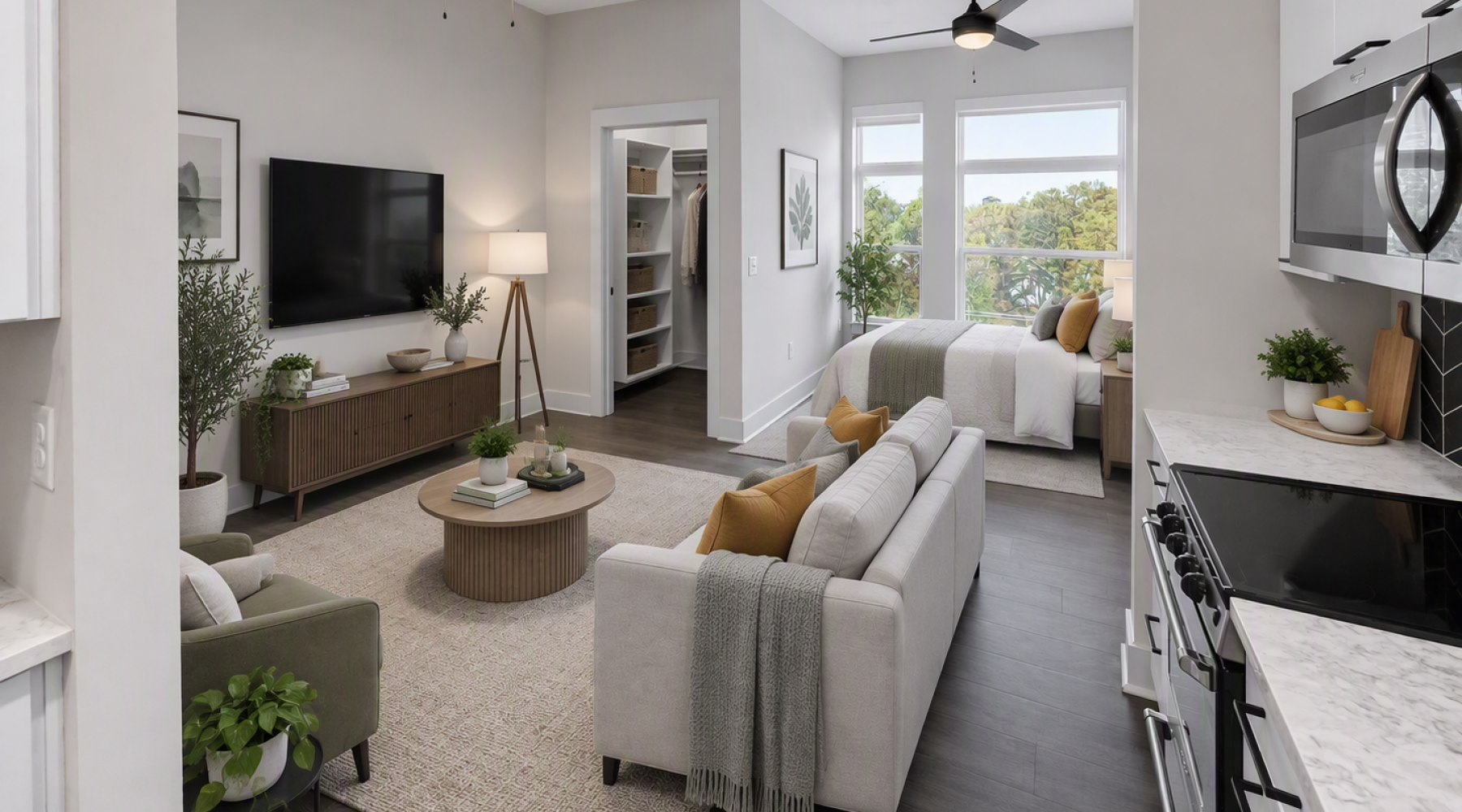 South End address, Upscale living. 