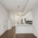 Empty apartment kitchen with designer finishes