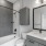 studio bathroom with sink 